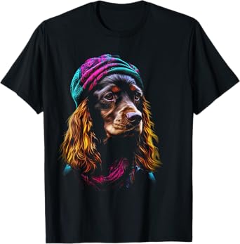 Cocker Spaniel Graphic Pet Art Dog Cocker Spaniel T-Shirt for Men Women Kids