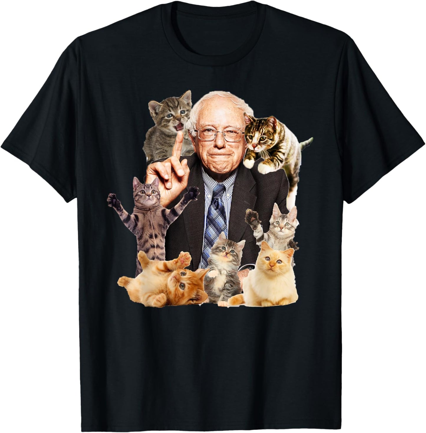 Bernie and Cats - Feel the Purr T-Shirt