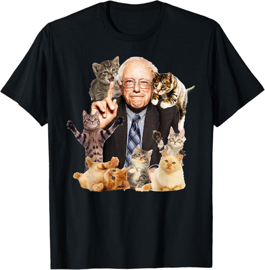 Bernie and Cats - Feel the Purr T-Shirt