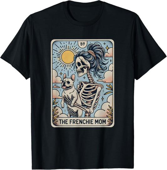French Bulldog Halloween, French Bulldog Skeleton Halloween T-Shirt