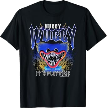 Poppy Playtime Huggy Wuggy It's Play Time Distressed Poster T-Shirt