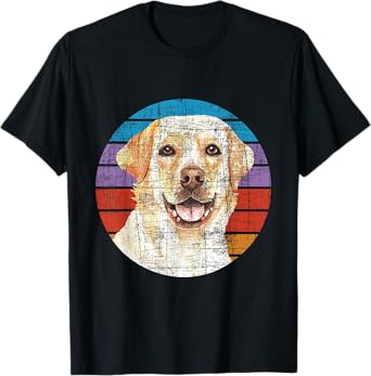 Retro Vintage Labrador - Dog Owner Pet Lover Puppy Trainer T-Shirt for Men Women Girls Kids