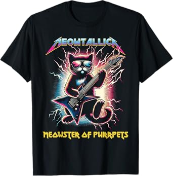 Meowtallica Meowster Of Purrpets - Funny Cat Men Women Girls Kids T-Shirt