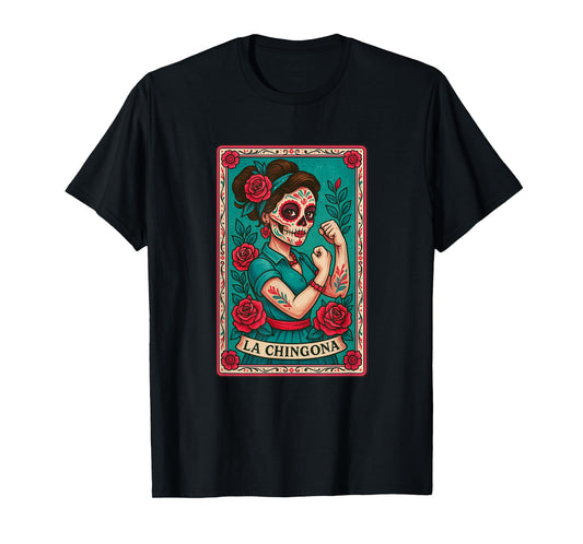 La Chingona Funny Spanish-Mexican Bingo Gifts for Women T-Shirt