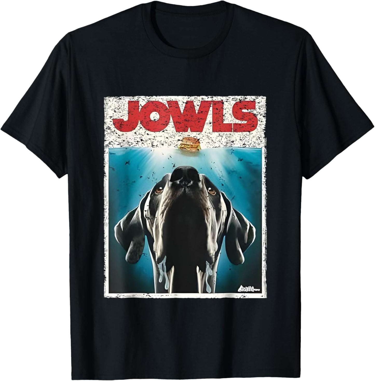 Funny Great Dane Dog Jowls Dog Mom Dog Dad Lovers T-Shirt