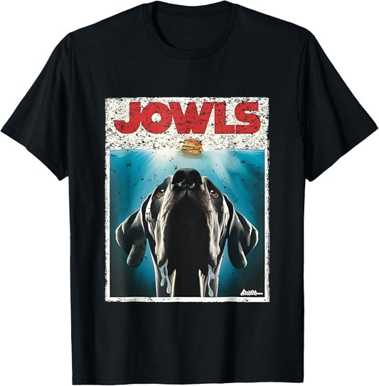 Funny Great Dane Dog Jowls Dog Mom Dog Dad Lovers T-Shirt