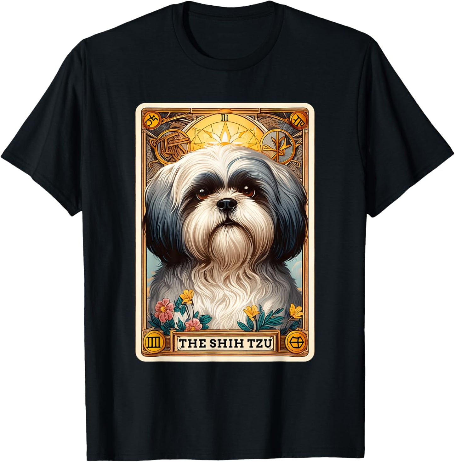 The Shih Tzu Tarot Card Dog Lover Shih Tzu Dog Owner T-Shirt