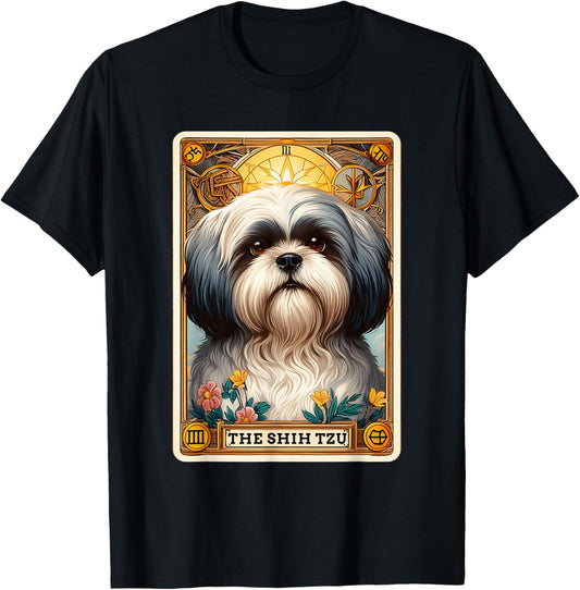 The Shih Tzu Tarot Card Dog Lover Shih Tzu Dog Owner T-Shirt