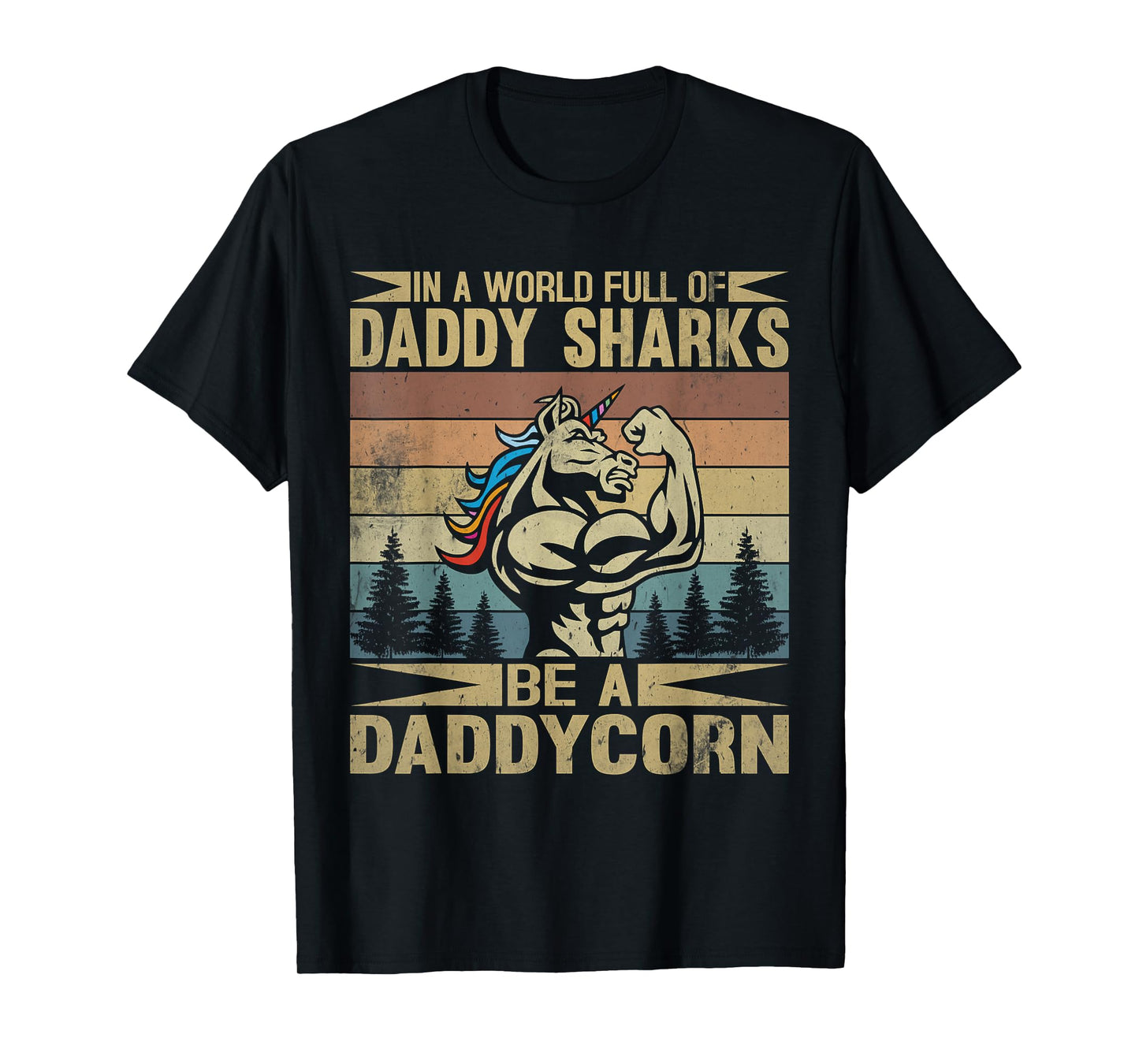 Mens dadicorn dadacorn daddycorn T-Shirt