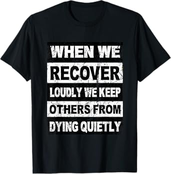 Retro Addiction Recovery Shirts Narcotics Anonymous Sobriety T-Shirt