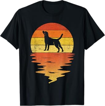 labrador retriever vintage retro sunset labrador retriever T-Shirt