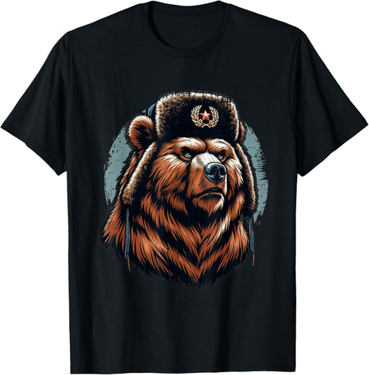 Russian bear for Russian dad, Funny Russian dad, Russia T-Shirt
