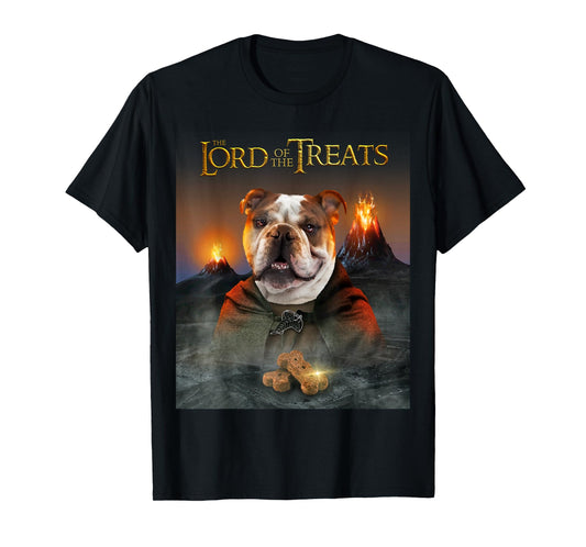 Lord of the Treats - Cute English Bulldog OEB T-Shirt for Men Women Girls Kids