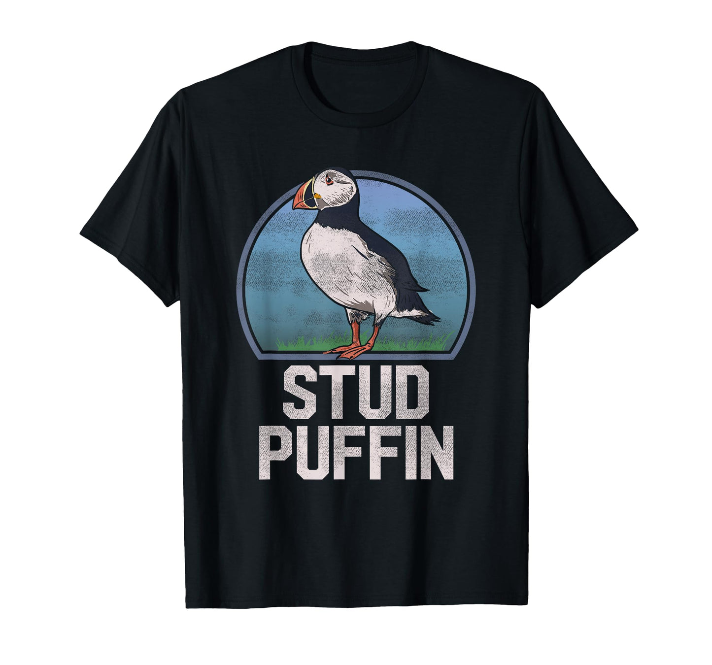 Stud Puffin Funny Seabird Animal Lover Stud Muffin T Shirt