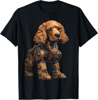 Cocker Spaniel Dog Pet Artwork Blue Eyes Cocker Spaniel T-Shirt for Men Women Kids