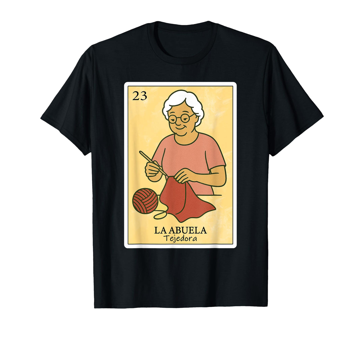 La Abuela Tejedora | Spanish-Mexican Bingo Gifts for Abuela T-Shirt