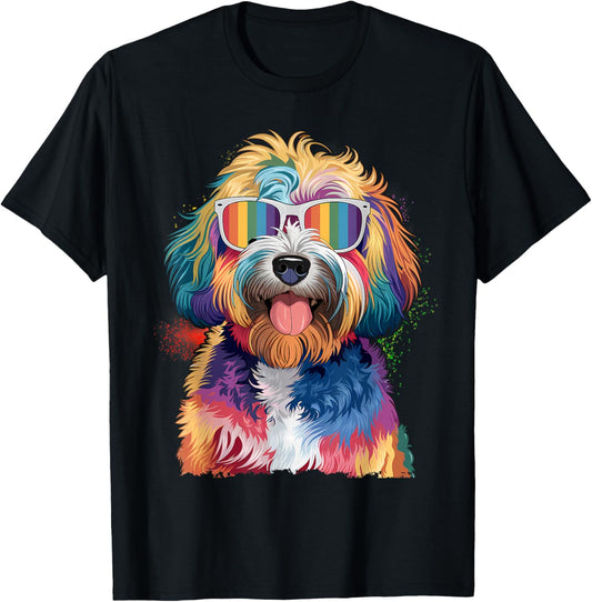 Cavapoo Dog Graphic Art Design For Women And Men T-Shirt