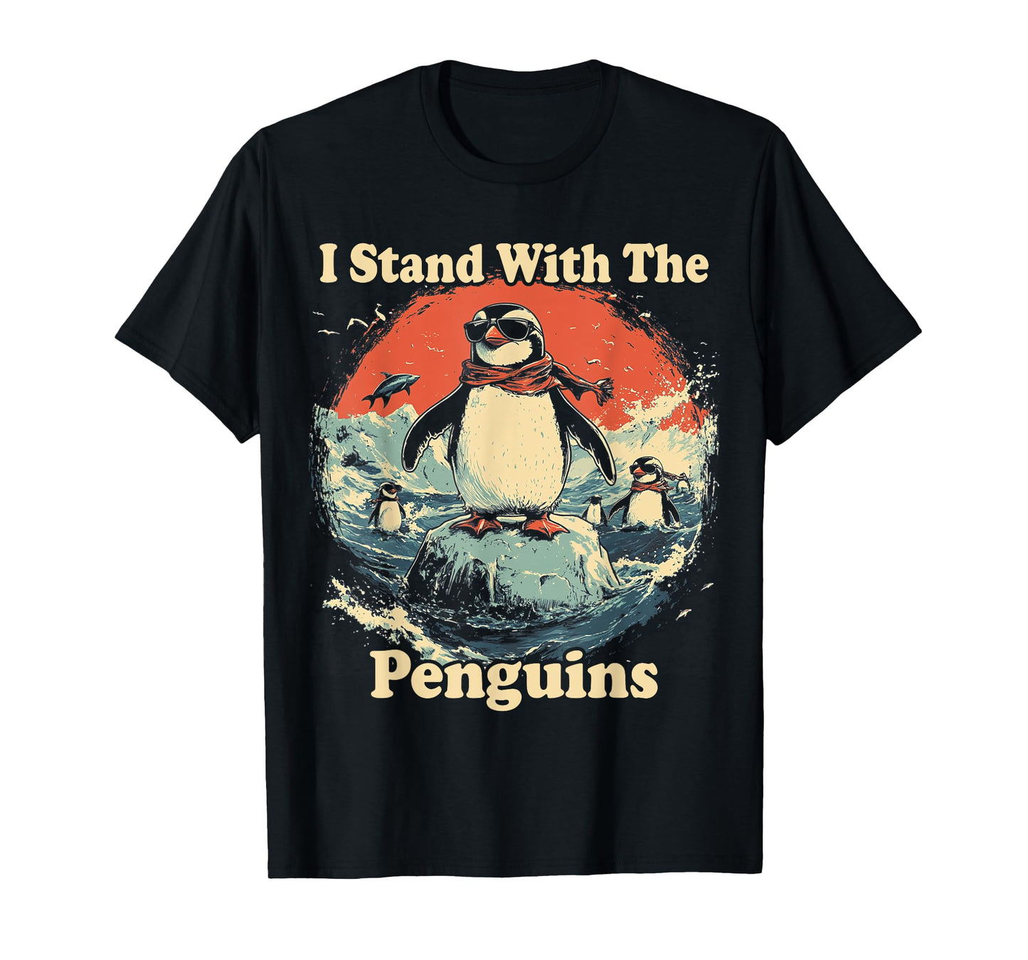 Flippers Up I Stand With The Penguins T-Shirt