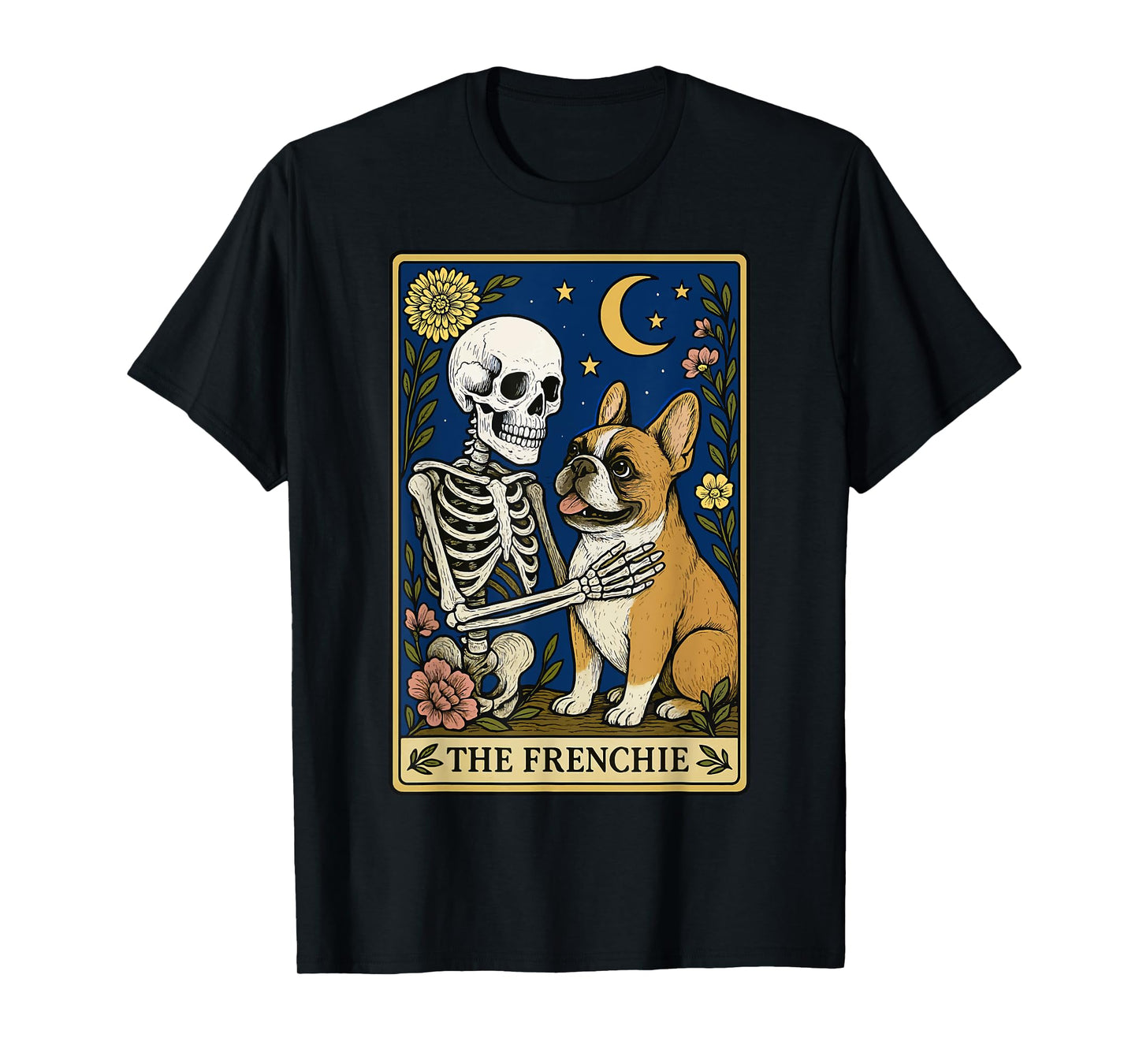 The Frenchie Tarot Card T-Shirt