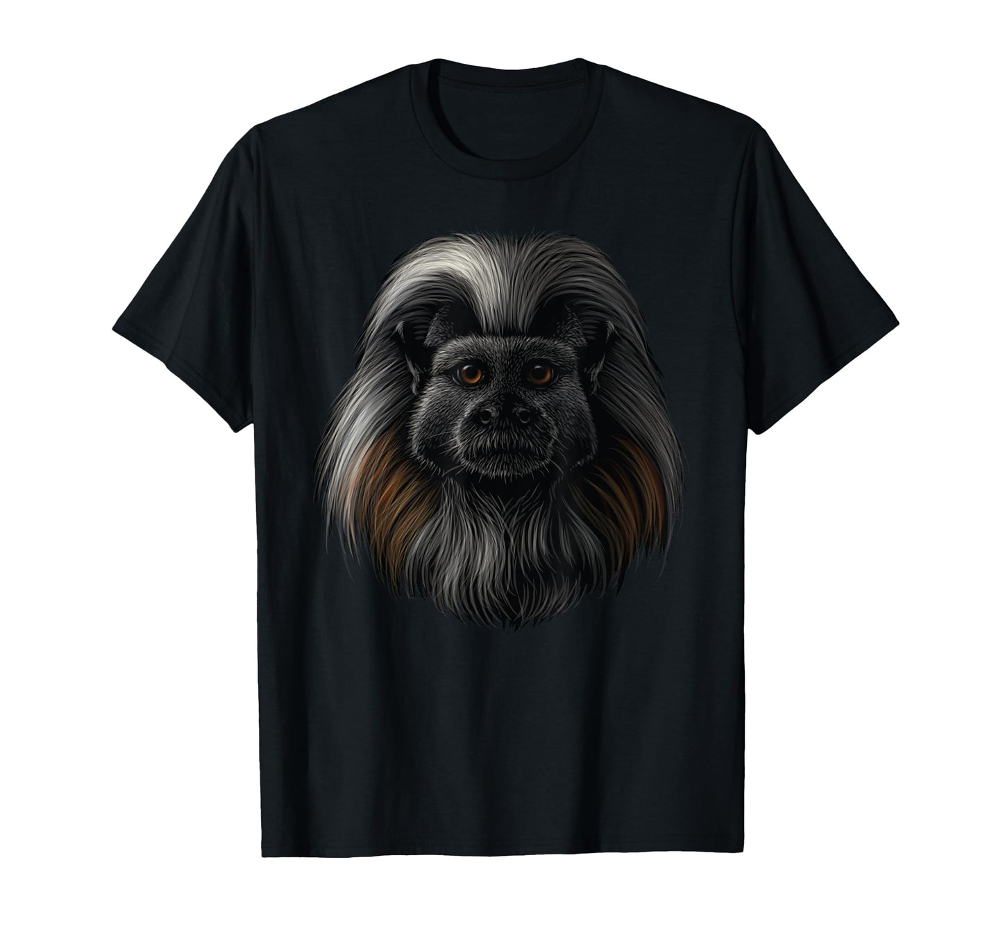 realistic Cotton top tamarin marmoset monkey art for lovers T-Shirt