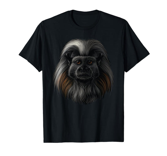 realistic Cotton top tamarin marmoset monkey art for lovers T-Shirt