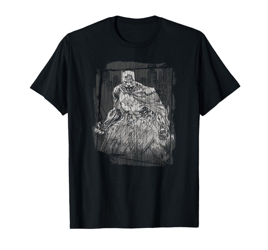 Batman Pencilled Rain T-Shirt