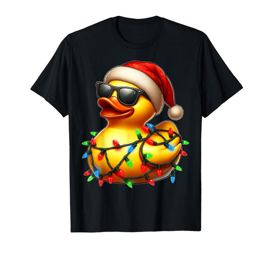 Rubber Duck Sunglasses Cute Christmas Xmas T-Shirt