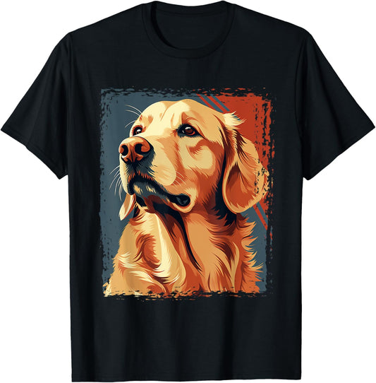 Golden Retriever T-Shirt for Kid Boys Girls Funny Dog Lover T-Shirt