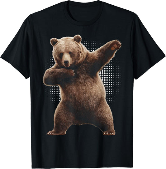 Bear, Dabbing Bear, Bear Dab Pose, Bear Dabs, Funny Bear T-Shirt