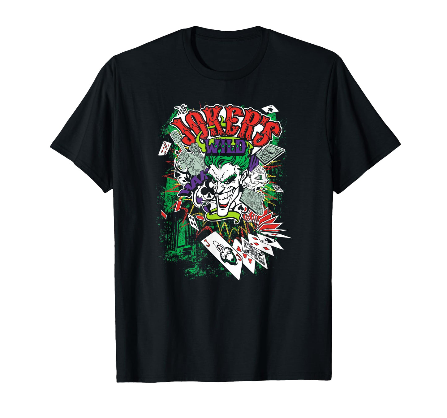 Batman Joker's Wild T Shirt T-Shirt
