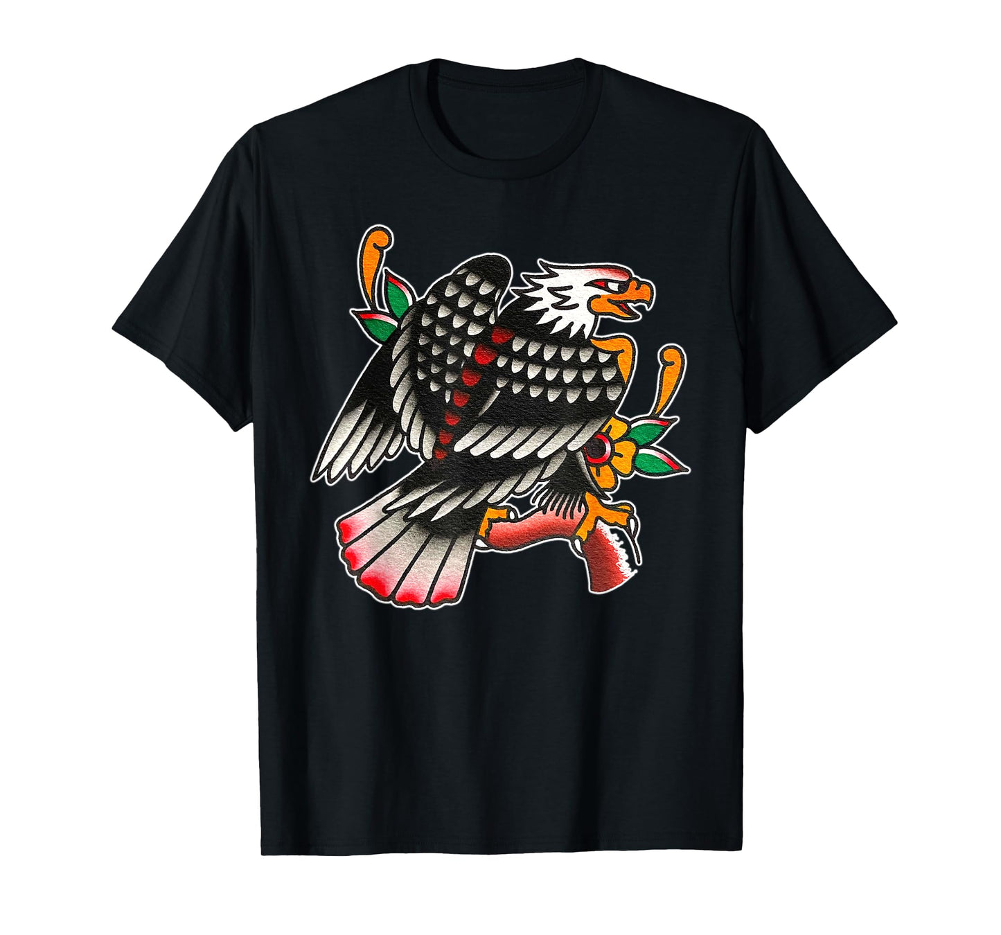 Bald Eagle Traditional Tattoo Flash T-Shirt