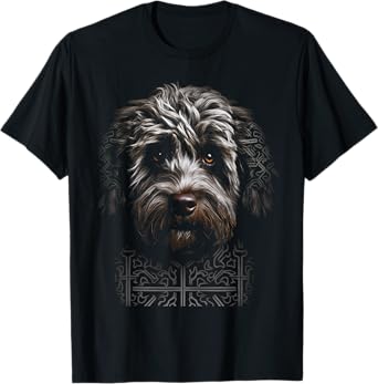 Labradoodle Motif Pet Illustration Dog Labradoodle T-Shirt for Men Women Kids