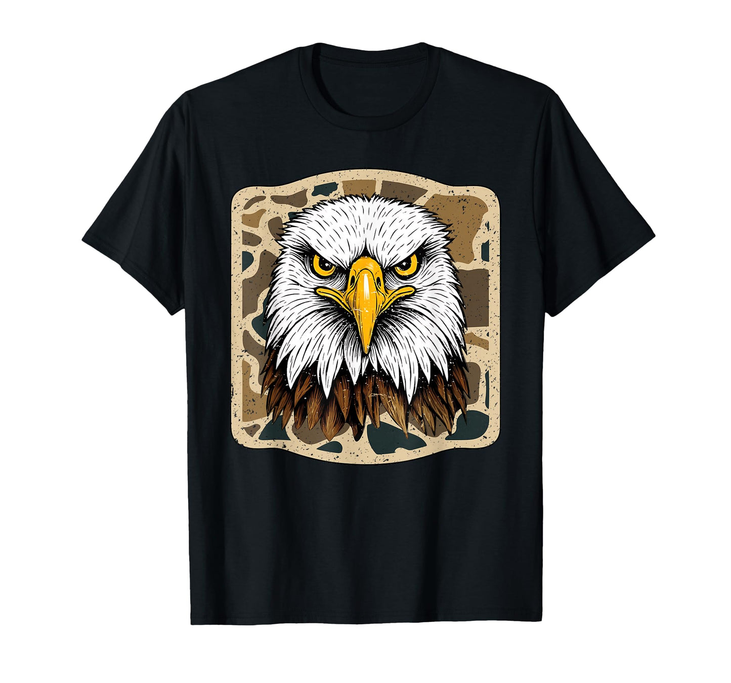 Eagles Camo Football Game Day School Mascot Team Spirit T-Shirt