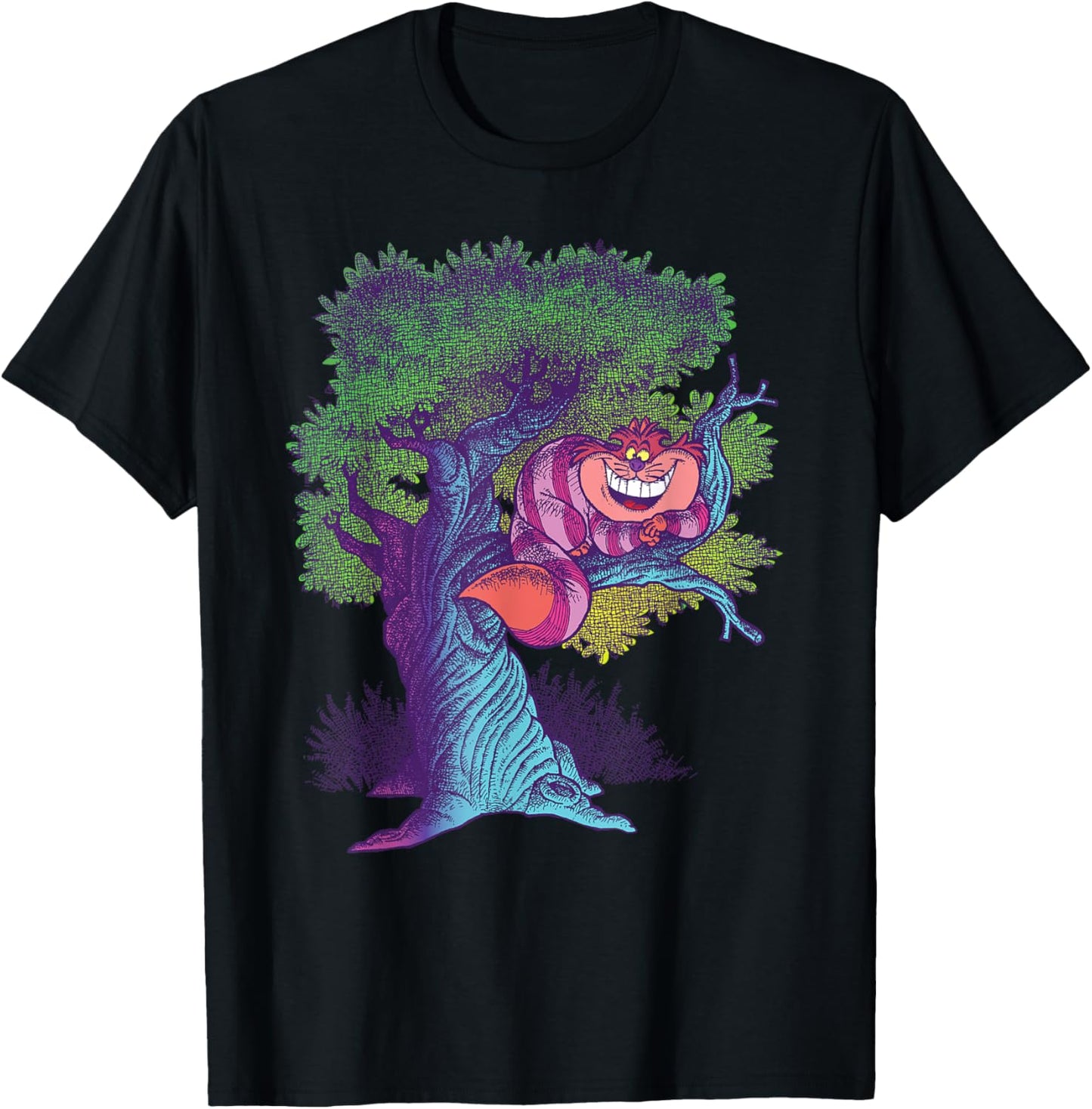 Disney Alice in Wonderland Cheshire Cat Modern Storybook T-Shirt