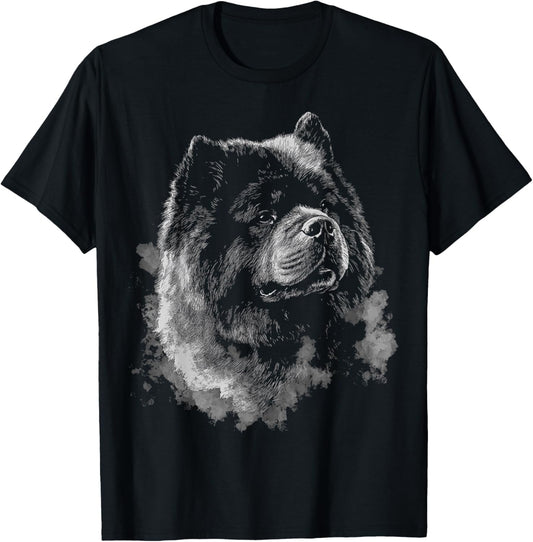 Chow Chow Dog Motif Pet Art Chow Chow T-shirt