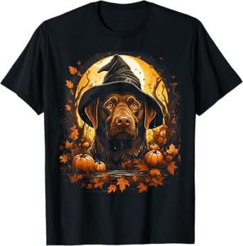 Halloween Chocolate Lab Puppy Dog Lover Costume Party T-Shirt