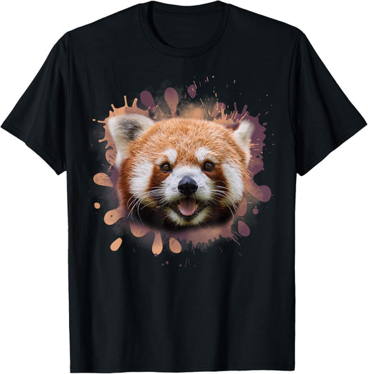 Red panda cat bear illustration T-Shirt