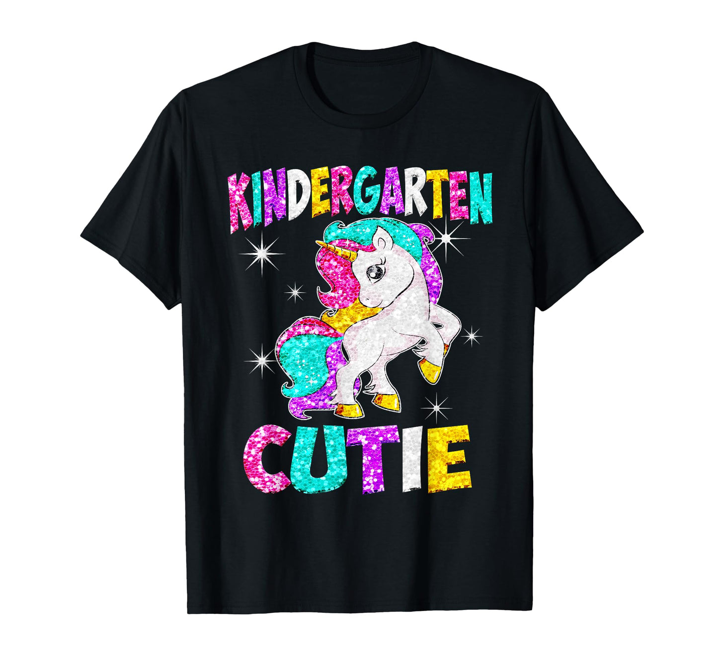 Kindergarten Cutie Unicorn TShirt Back to School T-Shirt