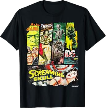 Vintage Style Sci Fi Horror Movie Poster Collage T-Shirt T-Shirt