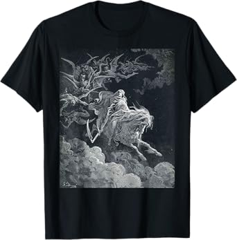 Gustave Dore The Vision of Death Print T-Shirt