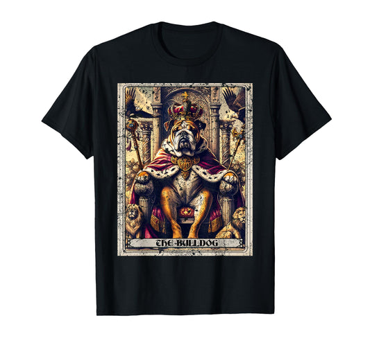 English Bulldog Tarot Card Dog T-Shirt