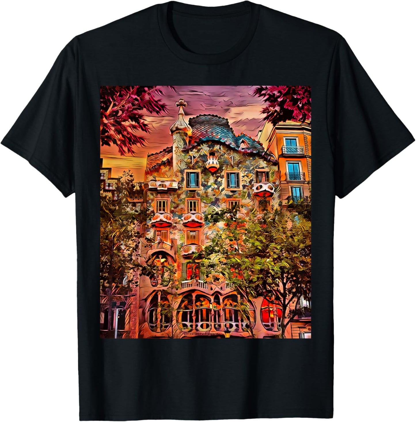 Casa Battlo, Barcelona, Spain T-Shirt