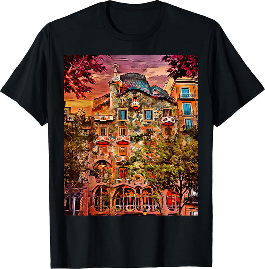 Casa Battlo, Barcelona, Spain T-Shirt