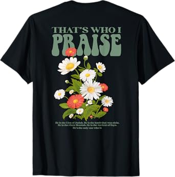 Brandon That's Who I Praise Jesus Christian Lake Merch T-Shirt