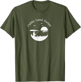Outdoors Lover Public Land Owner Conservation Gift T-Shirt