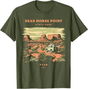 Dead Horse Point State Park Utah Retro Vintage T-Shirt