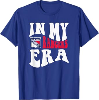 New York Rangers Era Royal Blue Officially Licensed T-Shirt