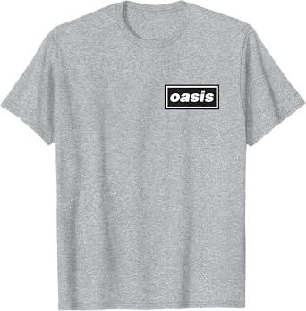 Oasis – Pocket Hit Logo Grey T-Shirt