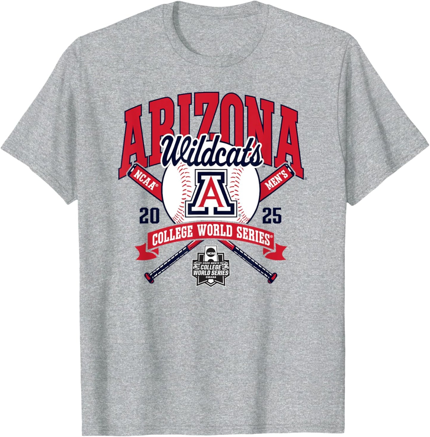 Arizona Wildcats College World Series 2025 Baseball Blast T-Shirt