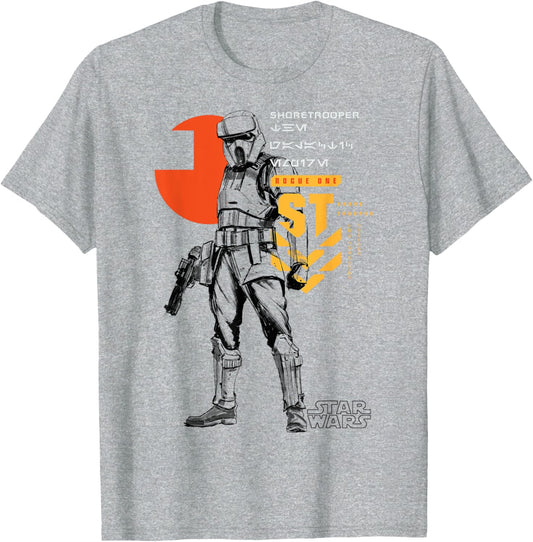 Star Wars Rogue One Shoretrooper Portrait T-Shirt